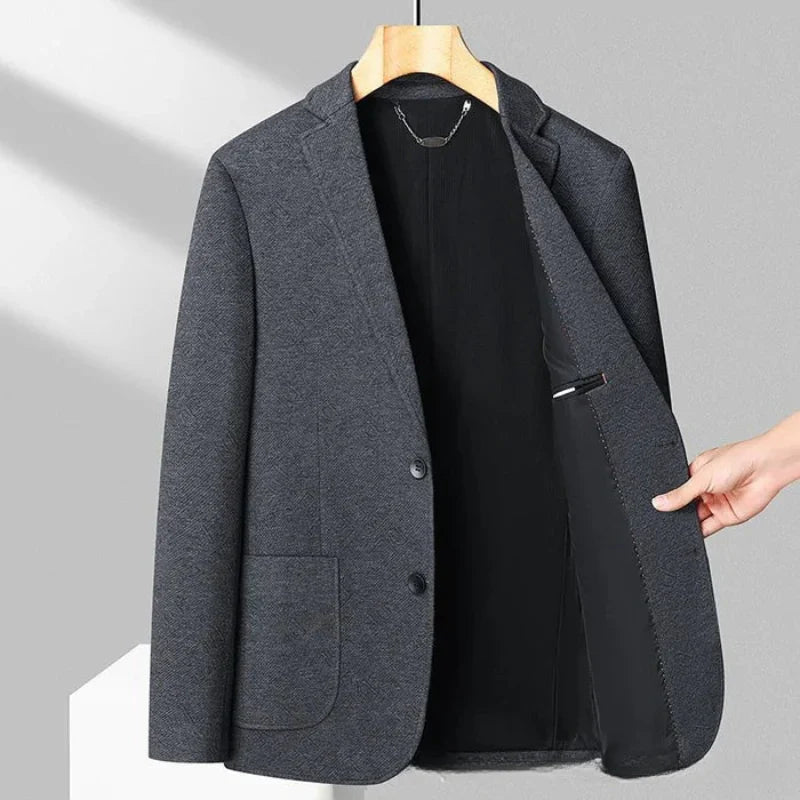 Blazer Masculino Monzatti MZ028 em tecido elástico, moderno e versátil.