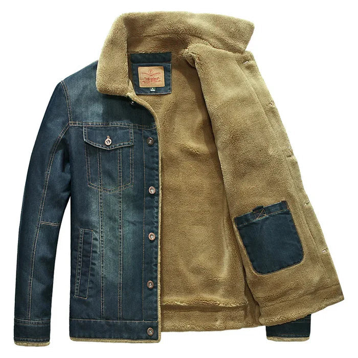 Jaqueta Jeans Masculina Acolchoada Monzatti MZ136 com design moderno e versátil