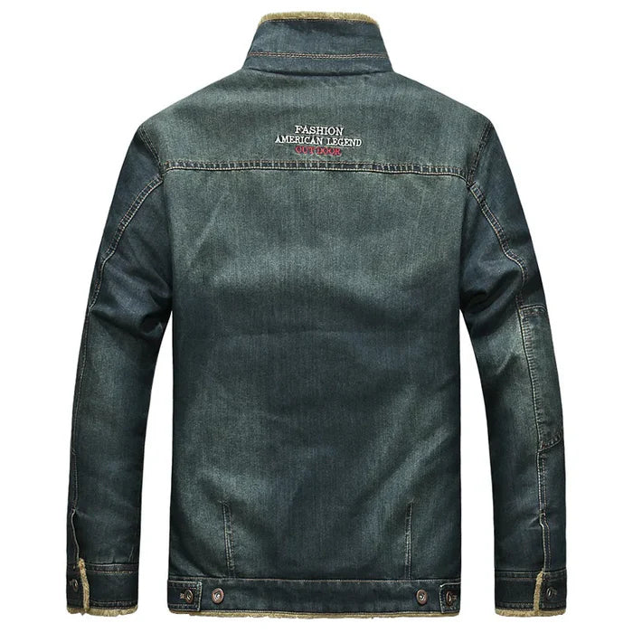 Jaqueta Jeans Masculina Acolchoada Monzatti MZ136 com design moderno e versátil