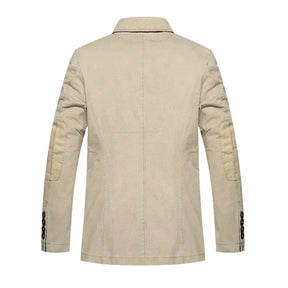 Blazer Masculino Monzatti MZ032 em algodão premium, elegante e versátil.
