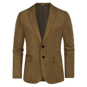 Blazer Masculino Monzatti MZ029 em camurça premium, estilo clássico.