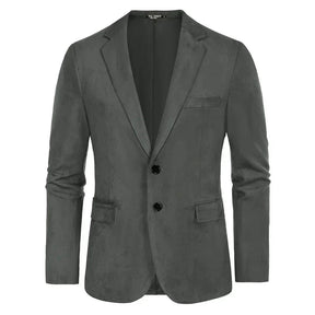 Blazer Masculino Monzatti MZ029 em camurça premium, estilo clássico.
