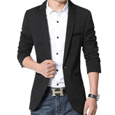 Blazer Masculino Slim Fit Monzatti MZ187 em algodão, elegante e confortável.