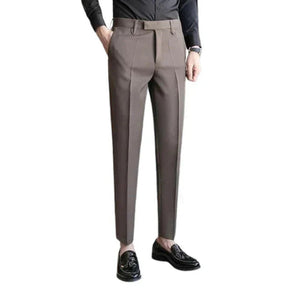 Calça de Alfaiataria Masculina Monzatti MZ055 em corte slim fit.