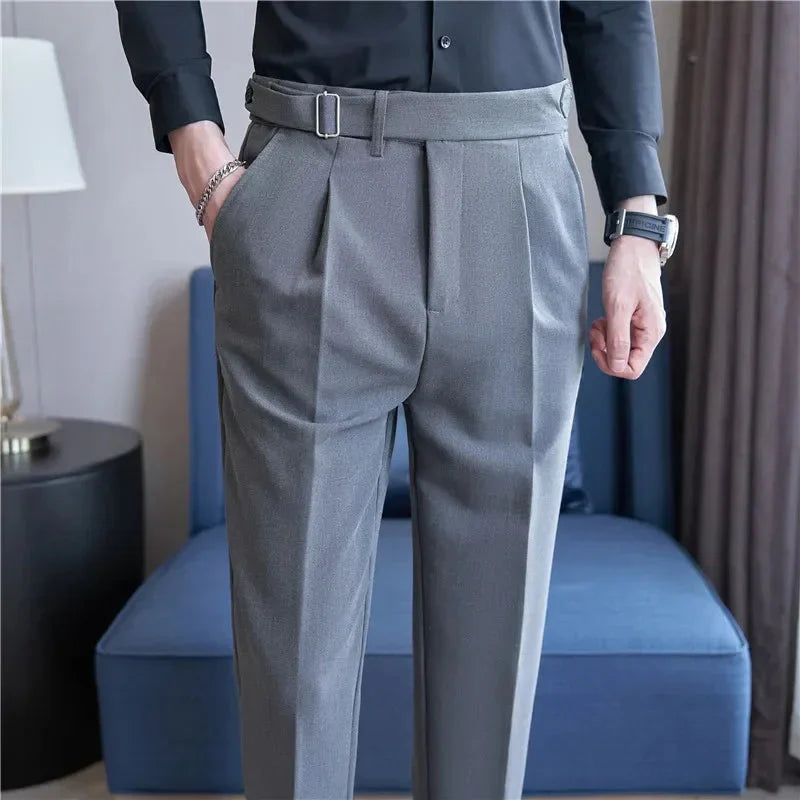 Calça de Alfaiataria Masculina Monzatti MZ208 em tecido premium