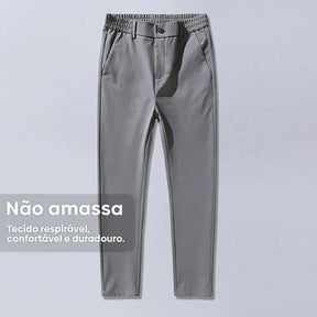 Calça Social Masculina Monzatti MZ067 em tecido premium, corte slim fit.