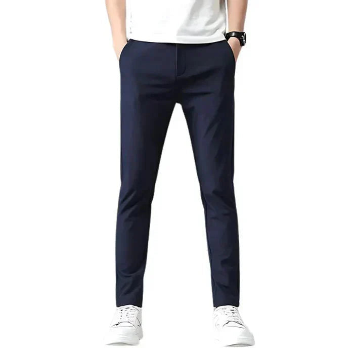 Calça Social Masculina Monzatti MZ067 em tecido premium, corte slim fit.