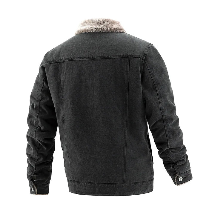 Jaqueta Jeans Masculina Monzatti MZ142 com interior forrado e design moderno.