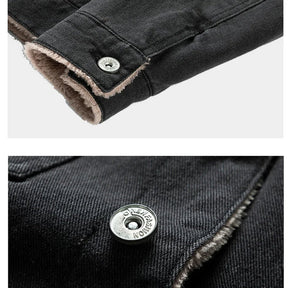 Jaqueta Jeans Masculina Monzatti MZ142 com interior forrado e design moderno.