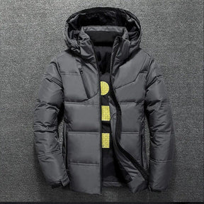 Jaqueta Masculina Puffer Monzatti MZ161 em poliéster com forro acolchoado.