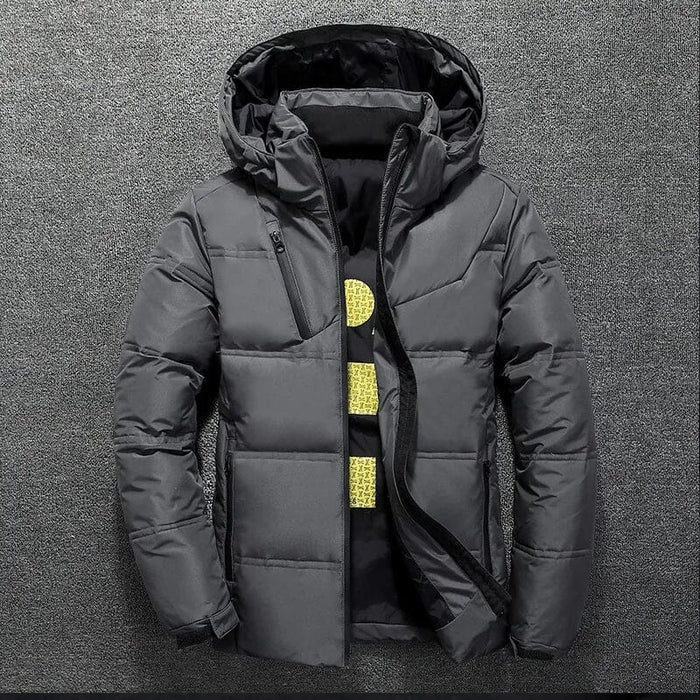 Jaqueta Masculina Puffer Monzatti MZ161 em poliéster com forro acolchoado.