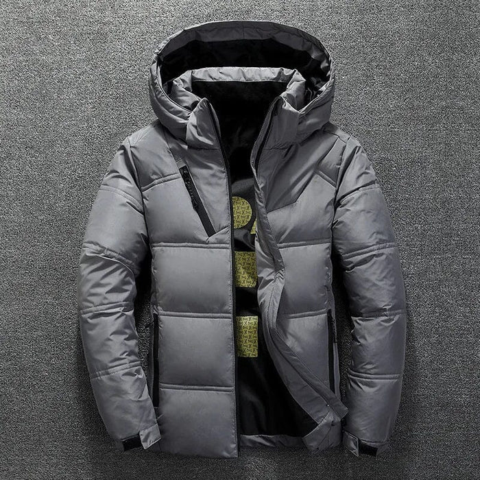 Jaqueta Masculina Puffer Monzatti MZ161 em poliéster com forro acolchoado.
