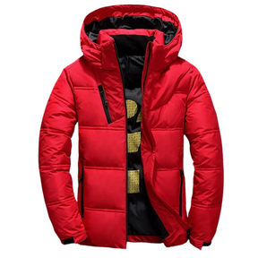 Jaqueta Masculina Puffer Monzatti MZ161 em poliéster com forro acolchoado.