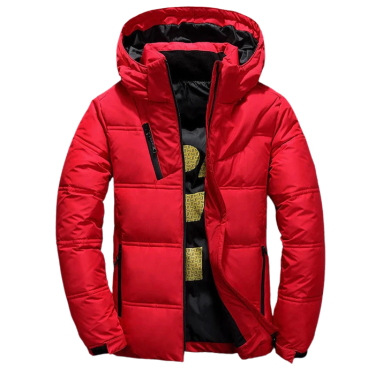 Jaqueta Masculina Puffer Monzatti MZ161 em poliéster com forro acolchoado.